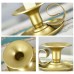 ikxaikno Gold Iron Candle Holder - Elegant and Sturdy Decorative Candle Stand for Home Décor, Weddings, and Events